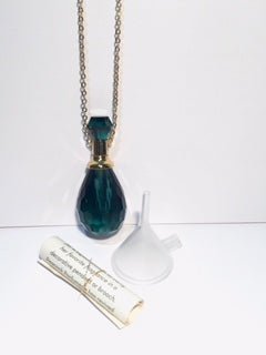 Crystal Vial Perfume Necklace (4 Colors) - Tijon