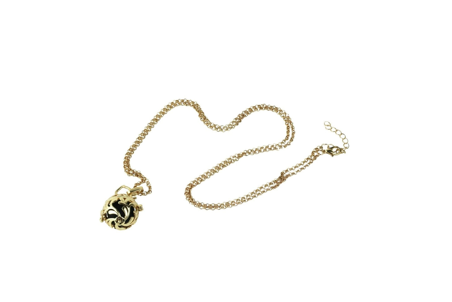 Gold plated Fragrance Necklace with Scentable Bead - Tijon