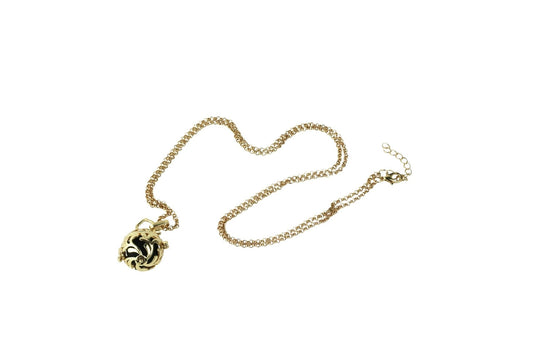 Gold plated Fragrance Necklace with Scentable Bead - Tijon