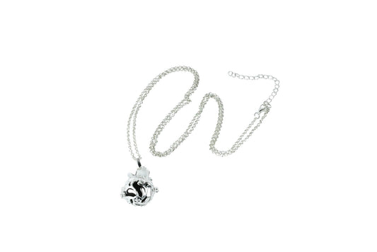 Silver plated Fragrance necklace with Scentable Bead - Tijon